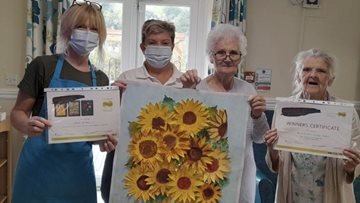 Caerphilly care home win regional award with inspiration from Van Gogh